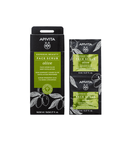 Apivita Mascarilla Express Exfoliación Oliva 2 Unidades