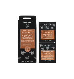 Apivita Mascarilla Express Antiedad Jalea Real 2 Unidades