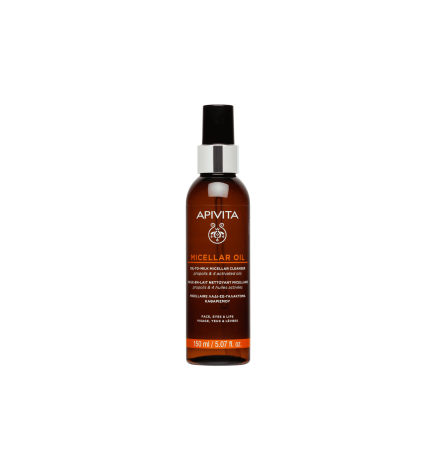 Apivita Cleansing Micellar Oil Face Eyes Lips 150 ml