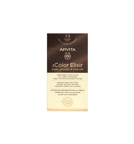Apivita Color Elixir 7.3 Rubio Dorado