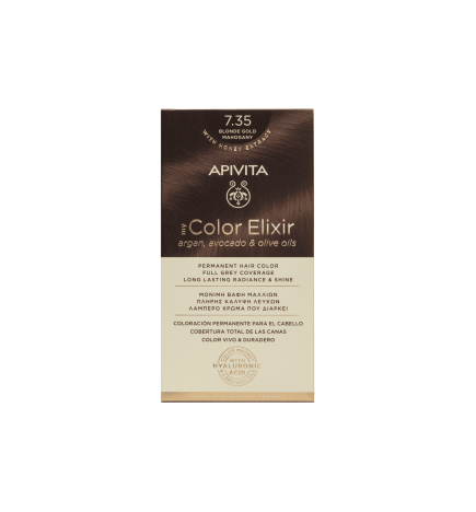 Apivita Color Elixir 7.35 Rubio Dorado Caboa