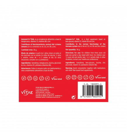 Vitae InmunoVita Kids 30 Sobres