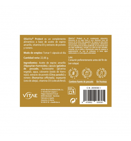 Vitae OlioVita Protect 30 Cápsulas