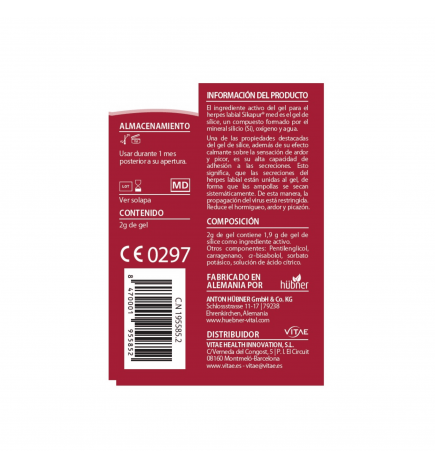 Vitae Sikapur med Gel Herpes Labial 2 G