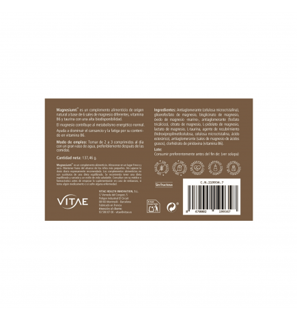Vitae Magnesium6 120 Comprimidos