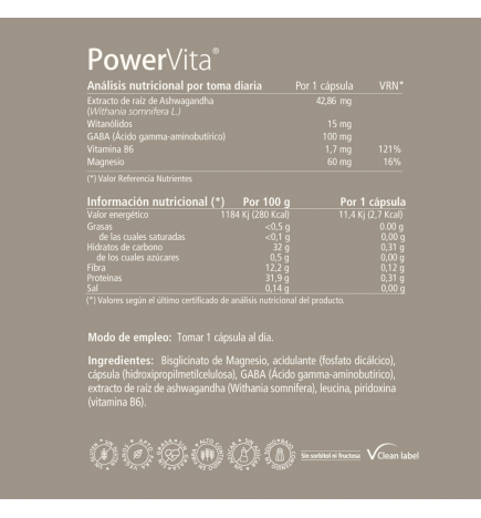 Vitae PowerVita 30 Cápsulas