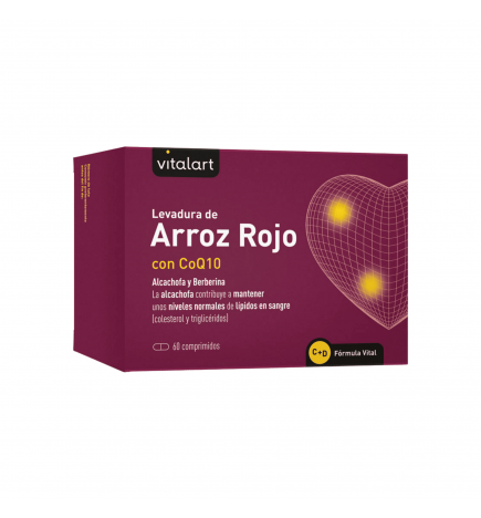 Vitalart Arroz Rojo con Co10 60 Comprimidos