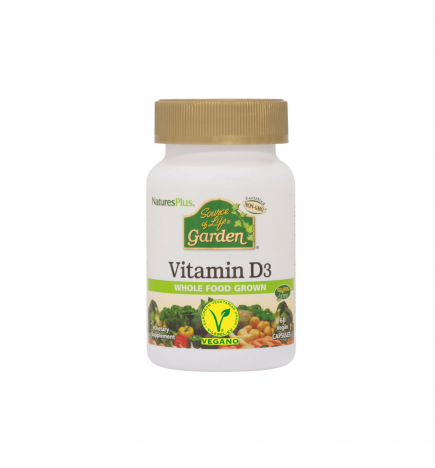 NaturesPlus Garden Vitamina D3 60 Cápsulas