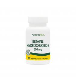 NaturesPlus Betaina HCL 600mg 90 Cápsulas