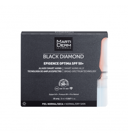 Martiderm Black Diamond Epigence Optima SPF 50+ 30 Ampollas