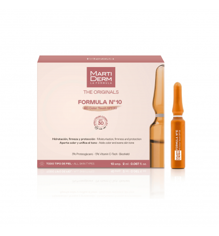 Martiderm The Originals Formula Nº 10 HD Color Touch SPF+30 10 Ampollas