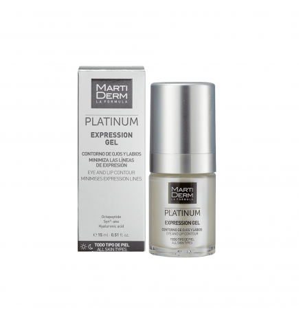 Martiderm Platinum Expression Gel Contorno de Ojos y Labios 15ml