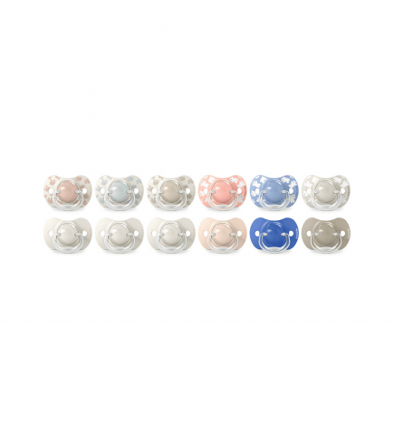 Suavinex Chupete Silicona SX Pro Fisiológico Simétrico 6-18m 2U