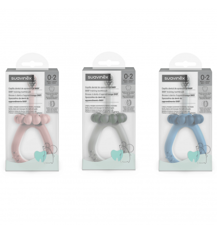 Suavinex Cepillo Dental Aprendizaje BABY 0-2 años 1U