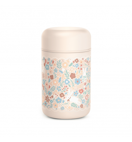 Suavinex Selection Termo Papilla Acero Inox Beige 400ml 0m