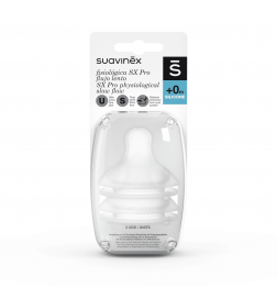 Suavinex Tetina S Silicona Fisiológica SX Pro 0m 2U