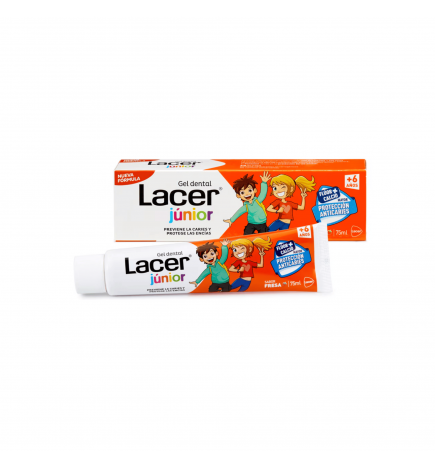 Lacer Junior Fresa Gel 75 ml