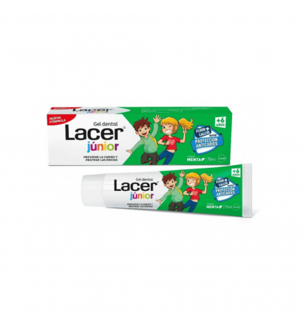 Lacer Junior Menta Gel 75 ml