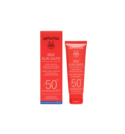 Apivita Bee Sun Safe Hydra Sensitive Crema Facial Calmante SPF 50 50 ml