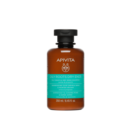 Apivita Champú Raíz Grasa-Punta Seca 250 ml